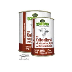 Schecker Hondenmenu - Kalfsvlees Met Hüttenkäse, Appel En Keukenkruiden -Benodigdheden Voor Huisdieren Winkel 0590074 3