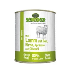Schecker Hondenmenu - Lam Met Rijst, Peer, Abrikoos En Olijfolie -Benodigdheden Voor Huisdieren Winkel 0590082 2