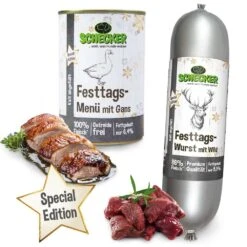 Schecker Feestmenu Met Gans -Benodigdheden Voor Huisdieren Winkel 059149 3