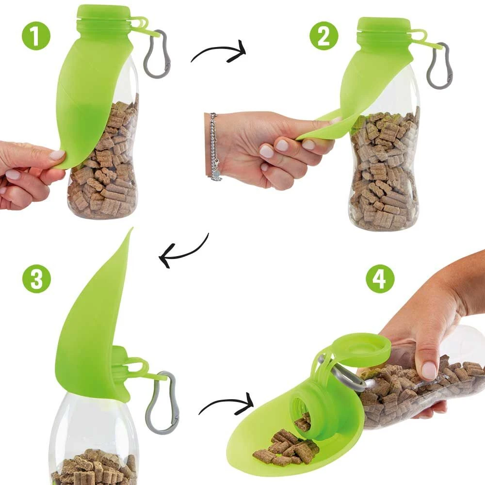 Hondenvoerfles Met Siliconetuit 4 Hondenvoerfles Met Siliconetuit - Afbeelding 4