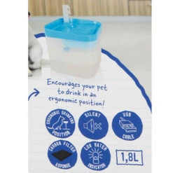 Transparante Drinkfontein -Benodigdheden Voor Huisdieren Winkel 0740165 3