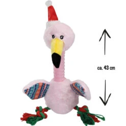 Kerstflamingo Met Touw -Benodigdheden Voor Huisdieren Winkel 0760625 3