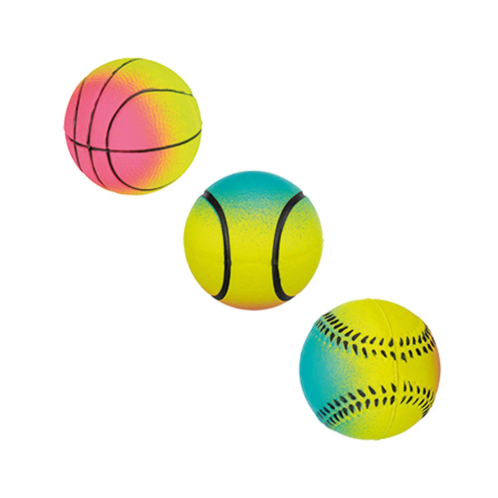 Neon Foamballen, 3 Stuks 3 Neon Foamballen, 3 Stuks - Afbeelding 3