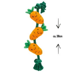 Pluchen Wortel Met Touw -Benodigdheden Voor Huisdieren Winkel 0760701 3