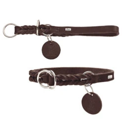 Hunter Solid Education Halsband, Kleur: Donkerbruin 6 Hunter Solid Education Halsband, Kleur: Donkerbruin -Benodigdheden Voor Huisdieren Winkel 0840020 2