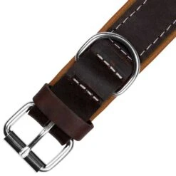 Schecker Hondenhalsband Moorfeuer, Kleur: Bruin/cognac -Benodigdheden Voor Huisdieren Winkel 0840066 3