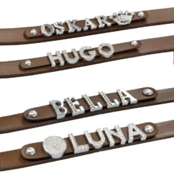 MyName Leren Riem, Bruin -Benodigdheden Voor Huisdieren Winkel 090941 3