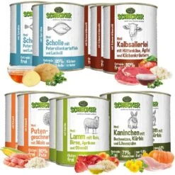 11 X Schecker Hondenmenu Blikjes 820g (11-er 820g)