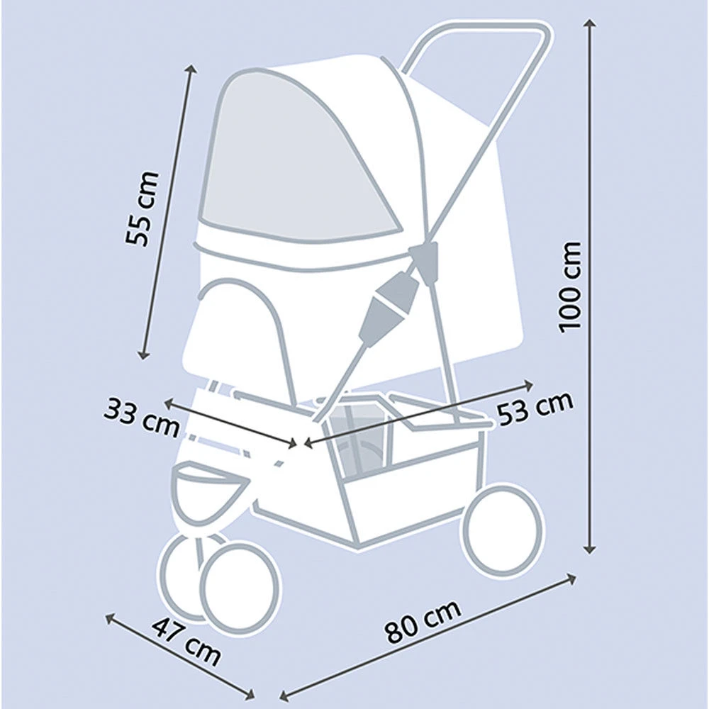 Hondenbuggy M 4 Hondenbuggy M - Afbeelding 4