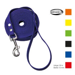 Biothane® Revierlijn Met Handlus, 10 M / 13 Mm