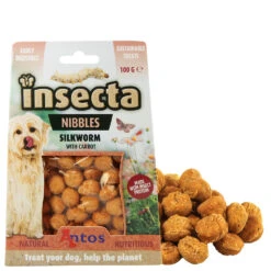 Insecta Nibbles Silkworm (zijderups & Wortel)