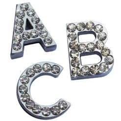 MyName Letters, Type 'Kristal', Voor Halsbanden 50-65 Cm Lengte