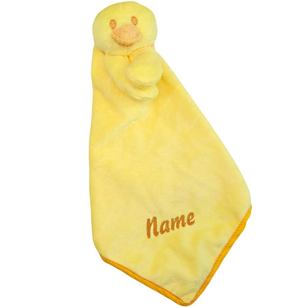 Puppy-knuffeltje Eend, Geborduurd Met De Naam Van Uw Hond 1 Puppy-knuffeltje Eend, Geborduurd Met De Naam Van Uw Hond