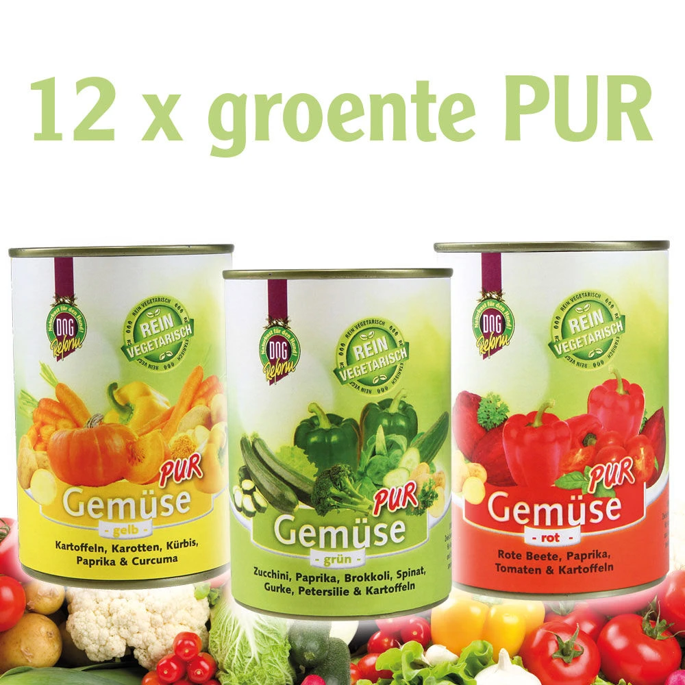 Puur Groente, Groen-rood-geel 1 Puur Groente, Groen-rood-geel