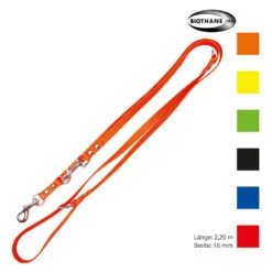 Schecker Biothane Riem, 2,2m / 16 Mm