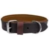Schecker Hondenhalsband Moorfeuer, Kleur: Bruin/cognac