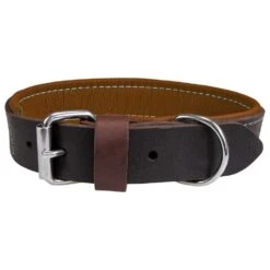 Schecker Hondenhalsband Moorfeuer, Kleur: Bruin/cognac