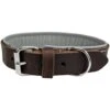 Schecker Hondenhalsband Moorfeuer, Kleur: Bruin/hemel