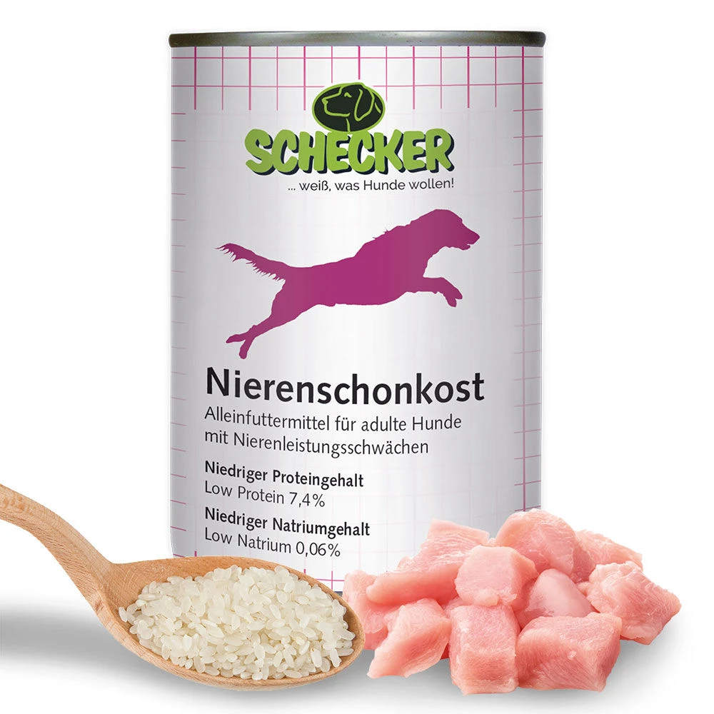 Schecker Nierdieetvoer - Natvoer - 1 Schecker Nierdieetvoer - Natvoer -